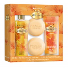 Phytoderm Vanilla Kiss Kit - Deo Colônia + Loção Hidratante + Sabonetes Kit Phytoderm Vanilla Kiss Kit - Deo Colônia + Loção Hidratante + Sabonetes Kit