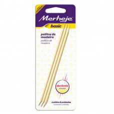 Palitos Basic Merheje - Palitos De Madeira Para Unhas 6 Un Palitos Basic Merheje - Palitos De Madeira Para Unhas 6 Un