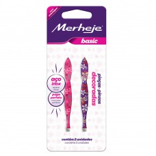 Pinça Basic Merheje - Pinça Colorida 2 Un Pinça Basic Merheje - Pinça Colorida 2 Un