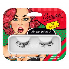 Cílios Postiços Merheje - Curvex Luxury 03 Pack Unitário