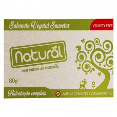 Sabonete Em Barra Orgânico Natural - Suavetex Extrato De Camomila 80g Sabonete Em Barra Orgânico Natural - Suavetex Extrato De Camomila 80g