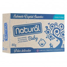 Sabonete Em Barra Orgânico Natural - Suavetex Baby Camomila E Erva Cidreira 80g Sabonete Em Barra Orgânico Natural - Suavetex Baby Camomila E Erva Cidreira 80g