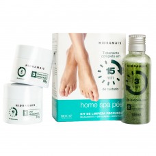 Hidramais Home Spa Pés Kit - Sais + Esfoliante + Creme Kit