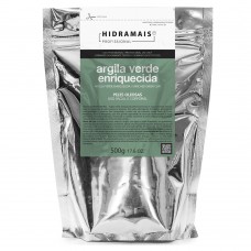 Argila Verde Em Pó Hidramais 500g Argila Verde Em Pó Hidramais 500g