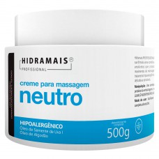 Creme Para Massagem Neutro Hidramais Profissional 500g