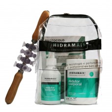 Hidramais Redutor Corporal Kit – Creme + Fluído + Rolo Turboteck Kit