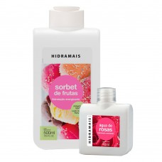 Hidramais Sorbet De Frutas E Água De Rosas -  Hidratante + Loção Kit