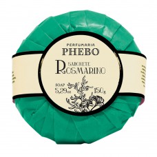 Sabonete Em Barra Phebo - Rosamarino 150g Sabonete Em Barra Phebo - Rosamarino 150g