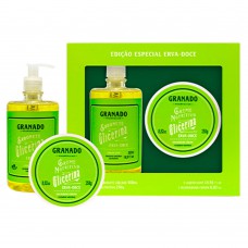 Phebo Glicerina + Erva-doce Kit - Sabonete Líquido + Creme Kit Phebo Glicerina + Erva-doce Kit - Sabonete Líquido + Creme Kit