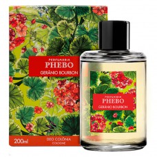 Colônia Gerânio Bourbon Phebo 200ml Colônia Gerânio Bourbon Phebo 200ml