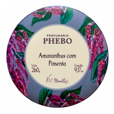 Vela Perfumada Phebo – Vic Meirelles Amaranthus Com Pimenta 260g