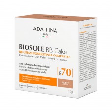 Protetor Solar Anti-idade Ada Tina Biosole Bb Cake  Fps 70 Noce
