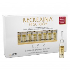 Recrexina Hfsc 100% 500 Mulher Kit - 20 Ampolas De Tratamento Antiqueda Kit