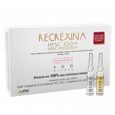 Recrexina 500 Mulher Kit - 10 Ampolas Hfsc 100% + 10 Ampolas Hssc Antiqueda Kit