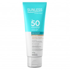 Protetor Solar Facial Com Cor Fps50 Sunless Bege Claro