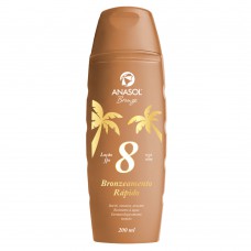 Loção Bronzeadora Fps8 Anasol 200ml