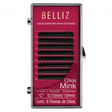 Cílios Para Alongamento Belliz - Mink C 015 10mm 1 Un