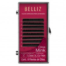 Cílios Para Alongamento Belliz - Mink C 015 Mix 1 Un