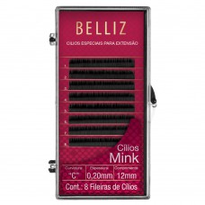 Cílios Para Alongamento Belliz - Mink C 020 12mm 1 Un