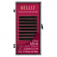 Cílios Para Alongamento Belliz - Mink C 020 Mix 1 Un