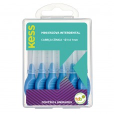 Mini Escova Interdental Kess Cônica 6 Un