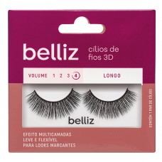 Cílios Postiços Belliz 3d - 204 1 Par