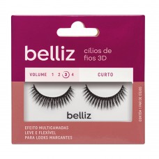 Cílios Postiços Belliz 3d - 206 1 Par