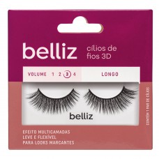 Cílios Postiços Belliz 3d - 207 1 Par