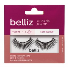 Cílios Postiços Belliz 3d - 214 1 Par