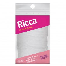 Discos De Alogodão Ricca - Algodão Disco Padrão 50un