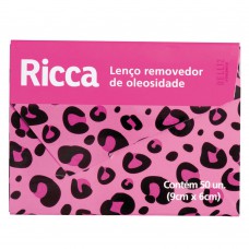 Lenço Removedor De Oleosidade Ricca 50 Un