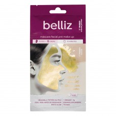 Máscara Facial Pre Makeup Com Ouro Belliz 1un