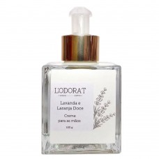 Creme Para As Mãos L'odorat Laranja E Lavanda Doce 100g Creme Para As Mãos L'odorat Laranja E Lavanda Doce 100g