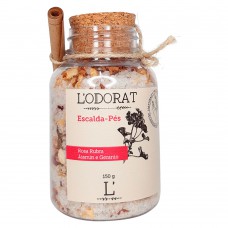 Escalda Pés L'odorat - Rosa Rubra, Jasmin, Gerânio 150g