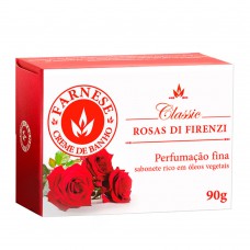 Sabonete Em Barra Farnese Classic Rosas Di Firenzi 90g