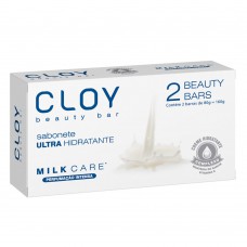 Sabonete Em Barra Cloy Beauty Milk Care 2 X 80g
