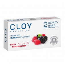 Sabonete Em Barra Cloy Beauty  Red Fruits 2 X 80g