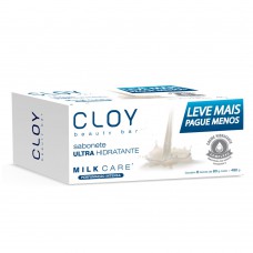 Sabonete Em Barra Cloy Beauty Milk Care 6 X 80g