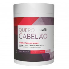 Griffus Quero Cabelão - Creme Para Pentear 1kg Griffus Quero Cabelão - Creme Para Pentear 1kg