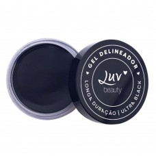 Deliniador Em Gel Luv Beauty Ultra Black Preto Deliniador Em Gel Luv Beauty Ultra Black Preto