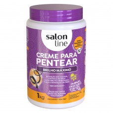 Salon Line Brilho Máximo - Creme Para Pentear 1kg