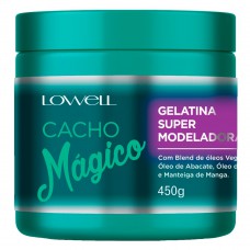 Lowell Cacho Mágico - Gelatina Modeladora 450g Lowell Cacho Mágico - Gelatina Modeladora 450g