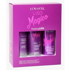 Lowell Liso Mágico Kit - Shampoo + Condicionador + Fluído Termoativado Kit
