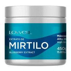 Lowell Alto Impacto Extrato De Mirtilo – Máscara Capilar 450g