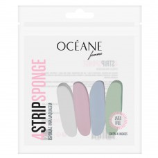 4 Strip Sponge Océane - Esponjas Para Maquiagem 4 Un