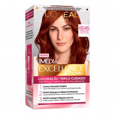 Coloração Imédia Excellence L’oréal Paris – Tons Vermelhos 6646 Vermelho Acentuado Coloração Imédia Excellence L’oréal Paris – Tons Vermelhos 6646 Vermelho Acentuado