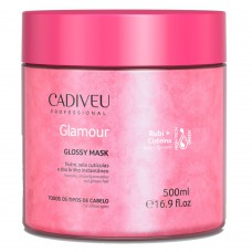Glossy Mask Glamour Rubi Cadiveu - Máscara De Tratamento 500ml Glossy Mask Glamour Rubi Cadiveu - Máscara De Tratamento 500ml