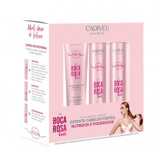 Cadiveu Boca Rosa Hair Quartzo Kit - Shampoo + Condicionador + Pré Shampoo Kit