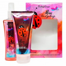 Delikad Fantasy Escape Miss Ladybug Kit - Loção Corporal + Body Splash Kit Delikad Fantasy Escape Miss Ladybug Kit - Loção Corporal + Body Splash Kit