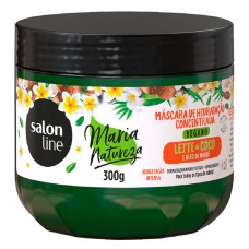 Salon Line Leite De Coco E Óleo De Monoï - Máscara Concentrada Maria Natureza 300g Salon Line Leite De Coco E Óleo De Monoï - Máscara Concentrada Maria Natureza 300g